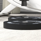 SportNow set of 2 20kg gym discs for barbell and dumbbells with Ã˜5cm, black attack - Borgè