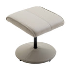 Homcom Relaxable relaxation armchair with gray faux leather footrests - Borgè