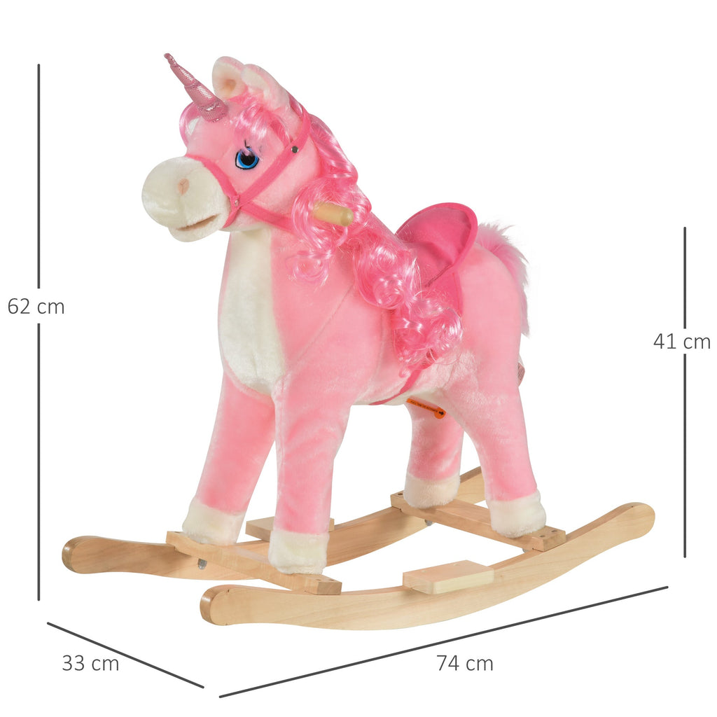 Super Pink Rocking Horse | 36-72 Months - Borgè