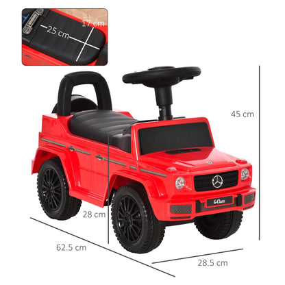 RED MERCEDES | Push Car for children 12-36 months - Borgè