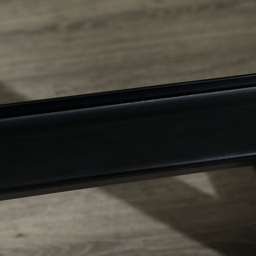 SportNow brings weight with 2 steel shelves for gym, home and office, 92.5x50.5x80.5cm, black - Borgè