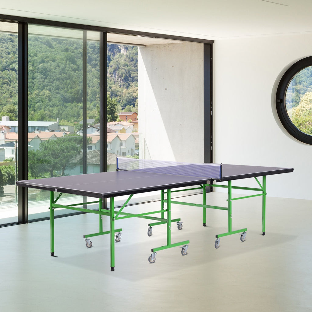 Professional Ping Pong Table With Wheels, 152.5x274x76cm - Borge' Group Limited
