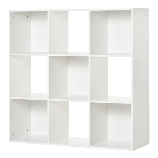 Homond bookcase 9 White Cube compartments 91.5x29.5x91.5cm - Borgè