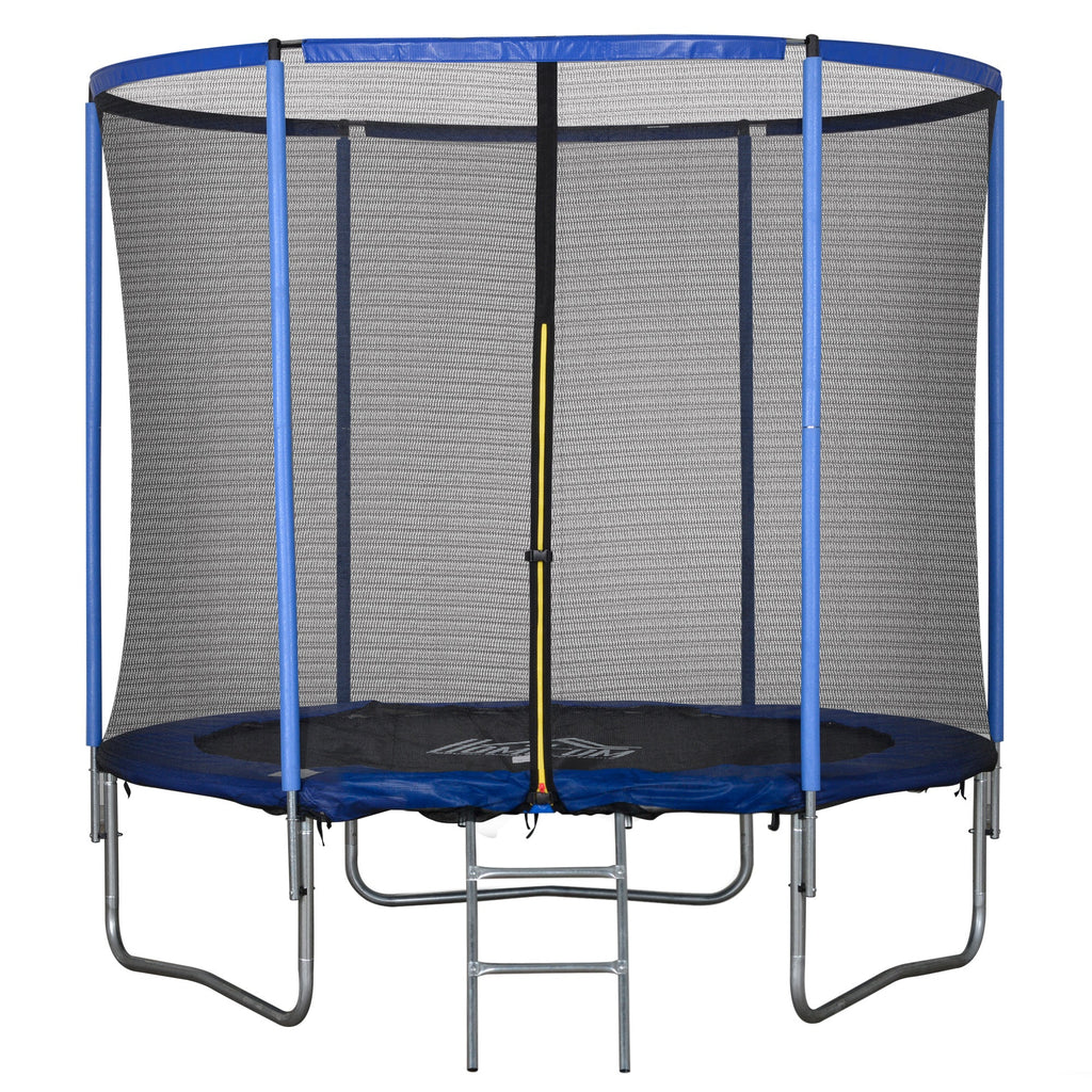 Elastic Rug for Children and Adults With Network and Padded Border φ244x240cm - Blue/Black - Borge' Group Limited