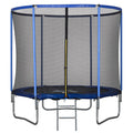Elastic Rug for Children and Adults With Network and Padded Border φ244x240cm - Blue/Black - Borge' Group Limited