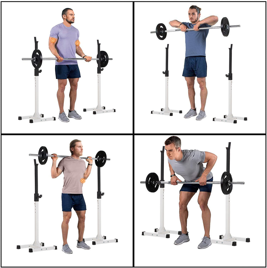 brings universal steel barbell, adjustable height on 12 levels, maximum load 150kg - Borgè