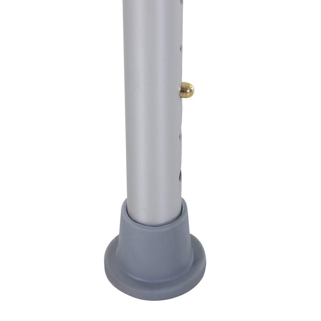 Homcom aluminum shower stool and non -slip plastic, adjustable heights - Borgè