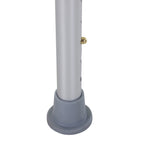 Homcom aluminum shower stool and non -slip plastic, adjustable heights - Borgè