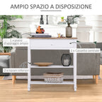 table console with drawer for white entrance - Borgè