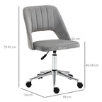 Winter chair of house padding swivel and adjustable height - Grey height - Borgè