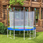 SportNow Elastic carpet coverage Ã˜366x30 cm folding and portable, plastic, pe and foam, multicolor - Borgè