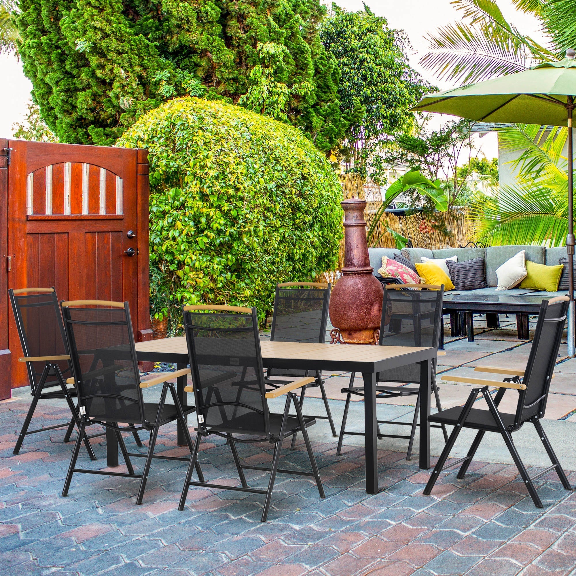 TUSCANY | 7Pcs Garden Table and Chairs - Borge' Group Limited