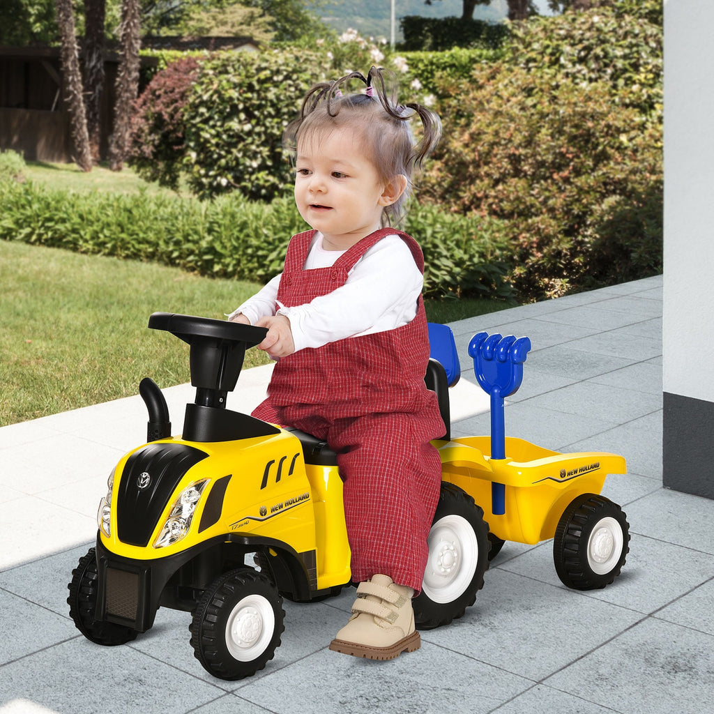 YELLOW TRACTOR | Push Car for children 12-36 months - Borgè