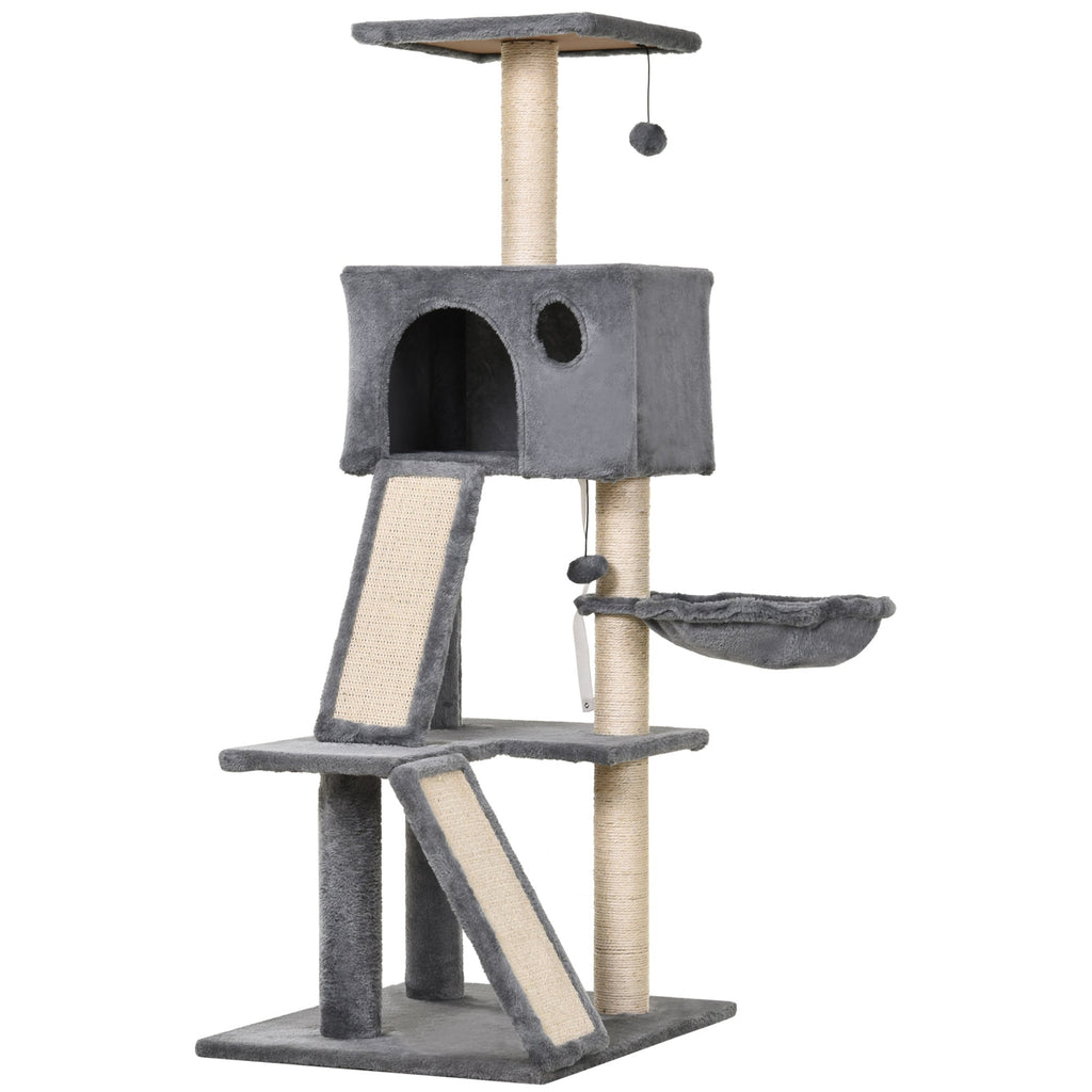 Cat Tree for cats with Scratch Pole with suspended Bed - Borge' Group Limited