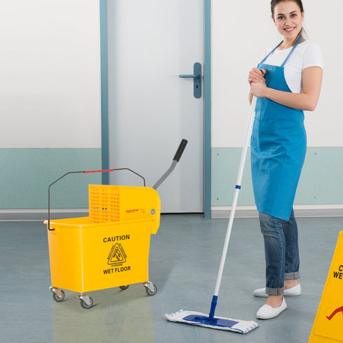20L Bucket Cart with removable water separator | 60x27x70.5cm - Borgè