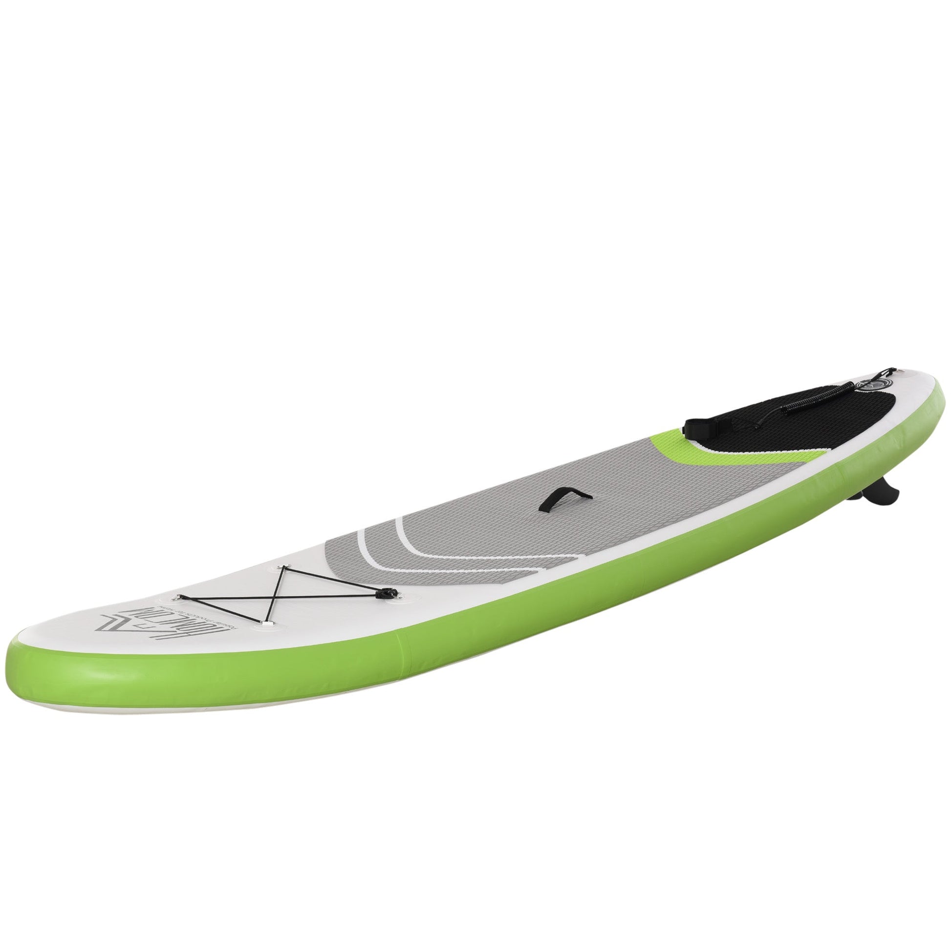 Green-White Inflatable Surfing Board - Borgè