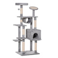 Cat Tree for cats with Scratch Pole 4.5kg Grey - Borge' Group Limited