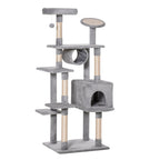 Cat Tree for cats with Scratch Pole 4.5kg Grey - Borge' Group Limited