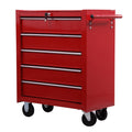 Homcom Trolley Board of Utensils For Workshop, Red, 67.5x33x77cm - Borgè