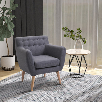 Armchair Design Modern Living Room Grey - Borgè