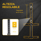 Punching Bag Stand (40x64x60-88cm) Wall Mounted Max 100kg - Borge' Group Limited