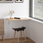 Wall table folding saving in MDF and wooden metal frame, 60x40x20cm - Borgè