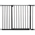 PAWHUT DOCK FOR DOG EXTENSIBLE WITH VITHS AND LARGE OPENING, METAL AND PLASTIC, 76-107X76 CM, BLACK - Borgè
