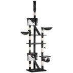 Cat Tree for cats with Scratch Pole for up to 5 Kgs Cat 240-260CM - Borge' Group Limited