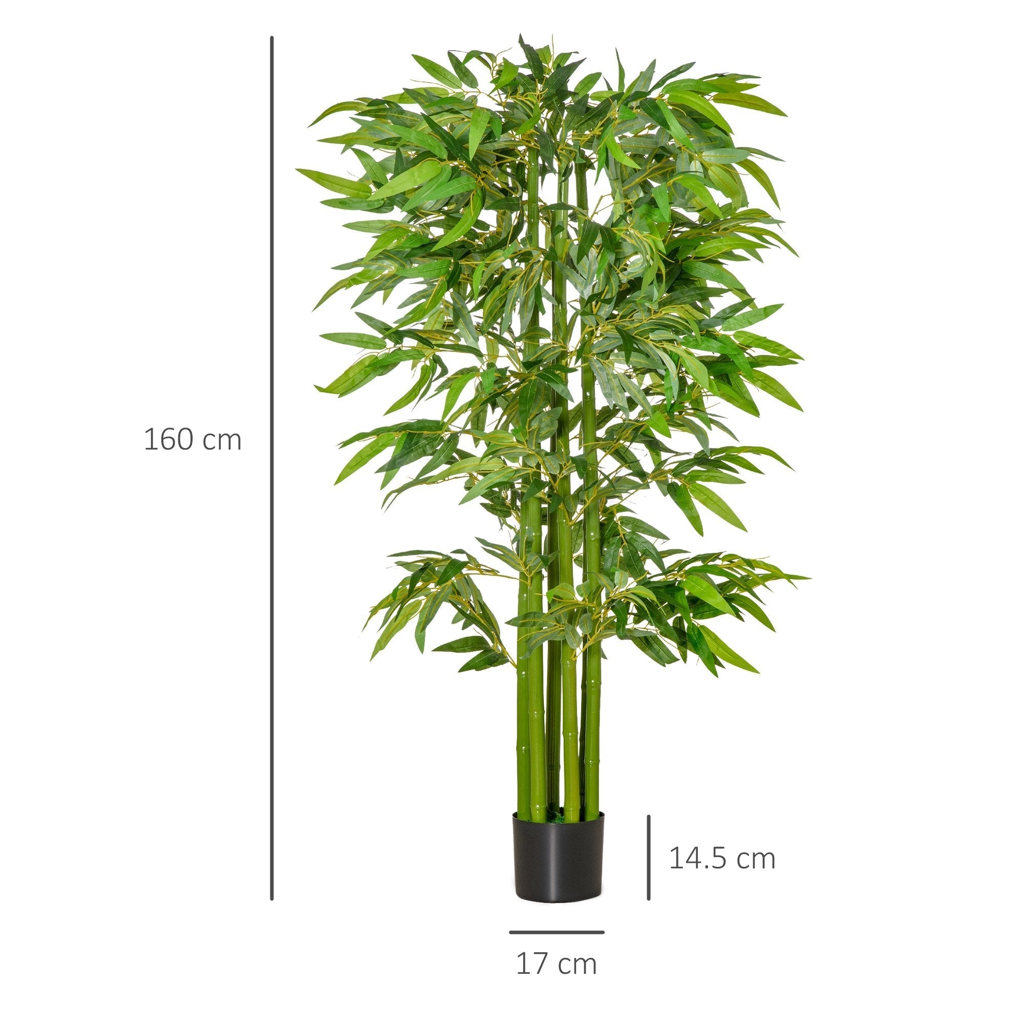 Green Bamboo Plant 160cm - Borgè