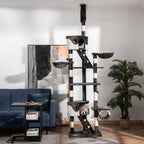 Cat Tree for cats with Scratch Pole for up to 5 Kgs Cat 240-260CM - Borge' Group Limited