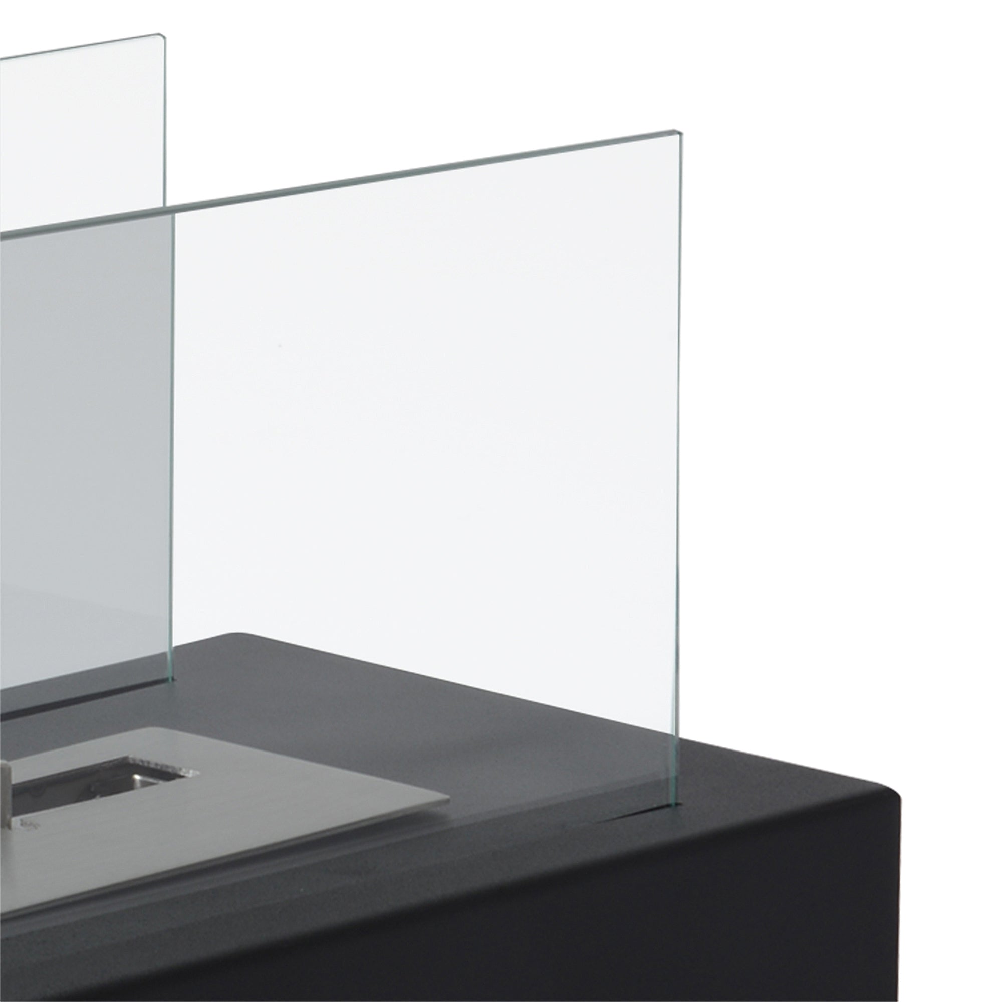 Homcom Bioethanol fireplace in steel tank 0.5L, 35x18x21cm - Borgè