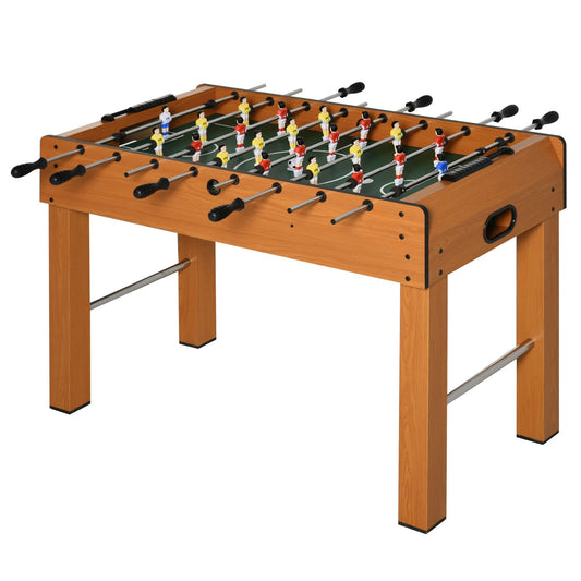 Calcio Professional Balilla for adults and children in MDF, Billiardino billiard table with 2 balls, scores and 22 players, 122x61x80.7cm - Borgè