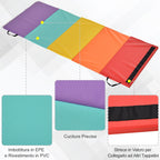 Fitness Mat for Gym and Home, 5 Folding Panels, 195x76x3cm - Borge' Group Limited