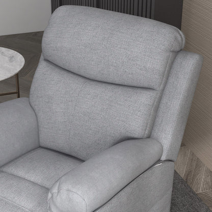 Grey Reclinable Lifting Armchair with footrests and massage points| 83x89x102 cm - Borgè