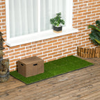 Outsunny garden tiles with synthetic grass 30x30cm 10 pieces, realistic artificial lawn, green - Borgè