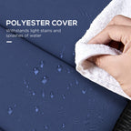 Outsunny cushion for deck chairs and sunbed bed with fixing laces, dark blue - Borgè