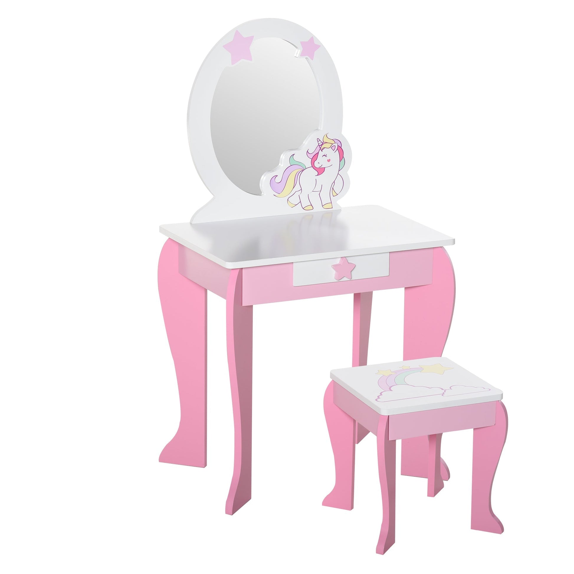 Unicorn Makeup/Vanity Table for Children 3-6 years - Borgè