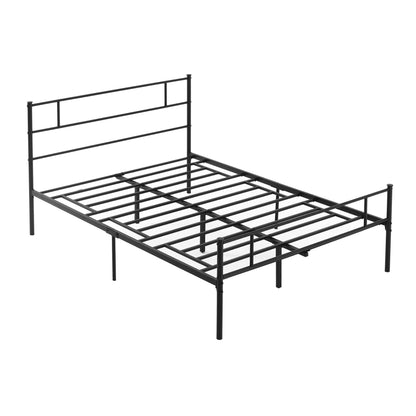 structure read a square and a half in steel 140x200cm with slats, headboard and footboard - Borgè