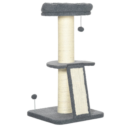 Cat Tree for cats with Scratch Pole , 48x48x92 cm - Borgè