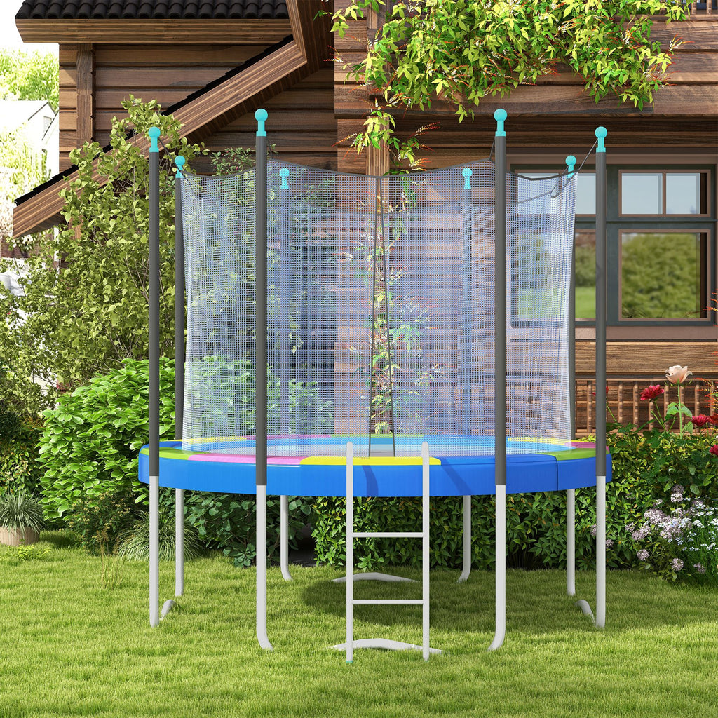 SportNow Elastic carpet coverage Ã˜366x30 cm folding and portable, plastic, pe and foam, multicolor - Borgè
