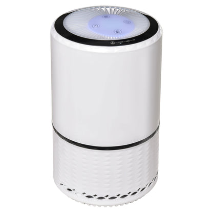 air purifier with active carbon HEPA filter and 3 adjustable white speeds - Borgè