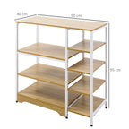 Kitchen shelf industrial style saving metal and wood structure - wood - Borgè