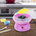 Homcom PP Cotton Crilted Machine In PP, Stainless Steel and Aluminum 450W 27 x 26 x 18cm Rosa - Borgè