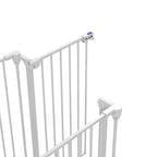 PAWHUT DOCK FOR DOGES Average size with 3 panels with double lock system, 206x90cm, white - Borgè