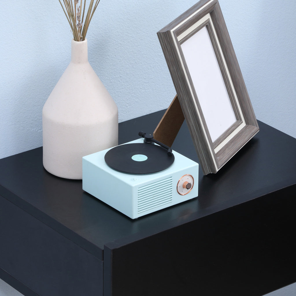 Homcom Set 2 Modern suspended bedside tables in bedroom, 40x30x15cm, black - Borgè