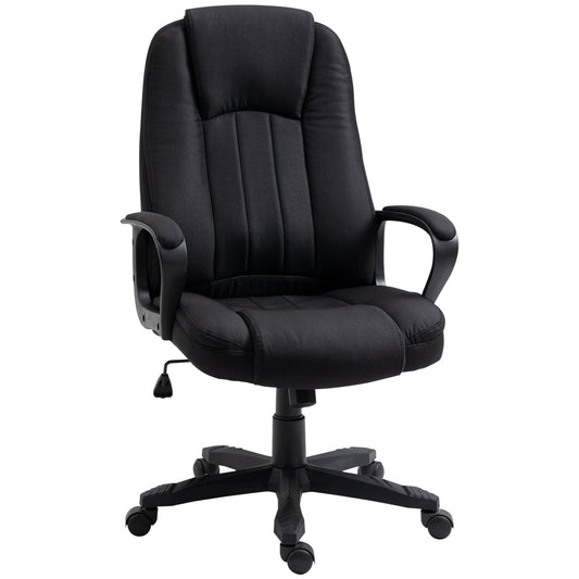 View of office chair massage at adjustable height, 60x74x106-116cm, black - Borgè