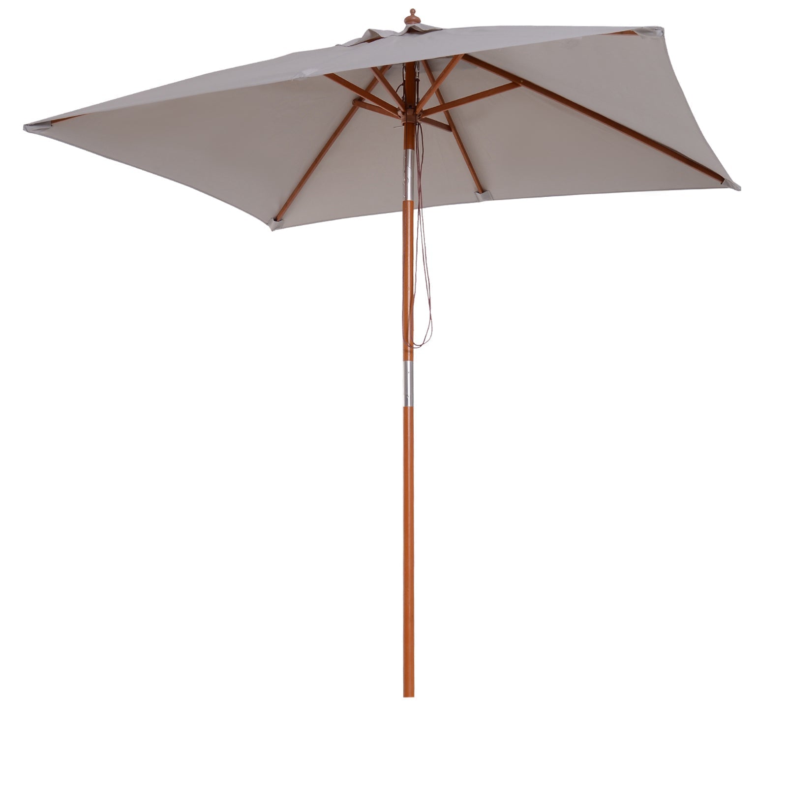 AUSTIN | Grey Inclinable Garden Umbrella - Borge' Group Limited