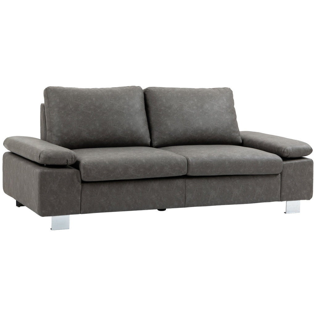 Grey 2 Seater Sofa ( 200x88x86 cm ) - Borgè