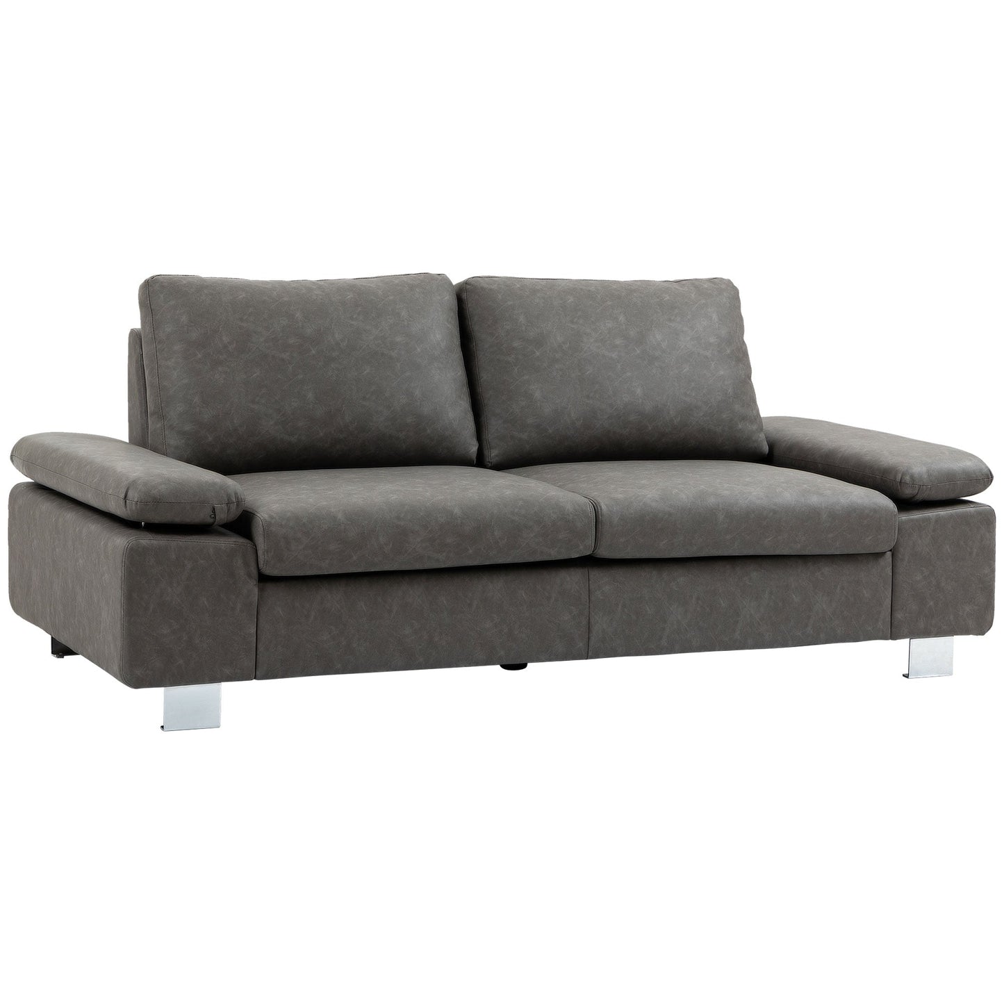 Grey 2 Seater Sofa ( 200x88x86 cm )