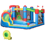 Inflatable Castle for Children with Slide, Trampoline and Pool, 390x300x197cm - Borge' Group Limited